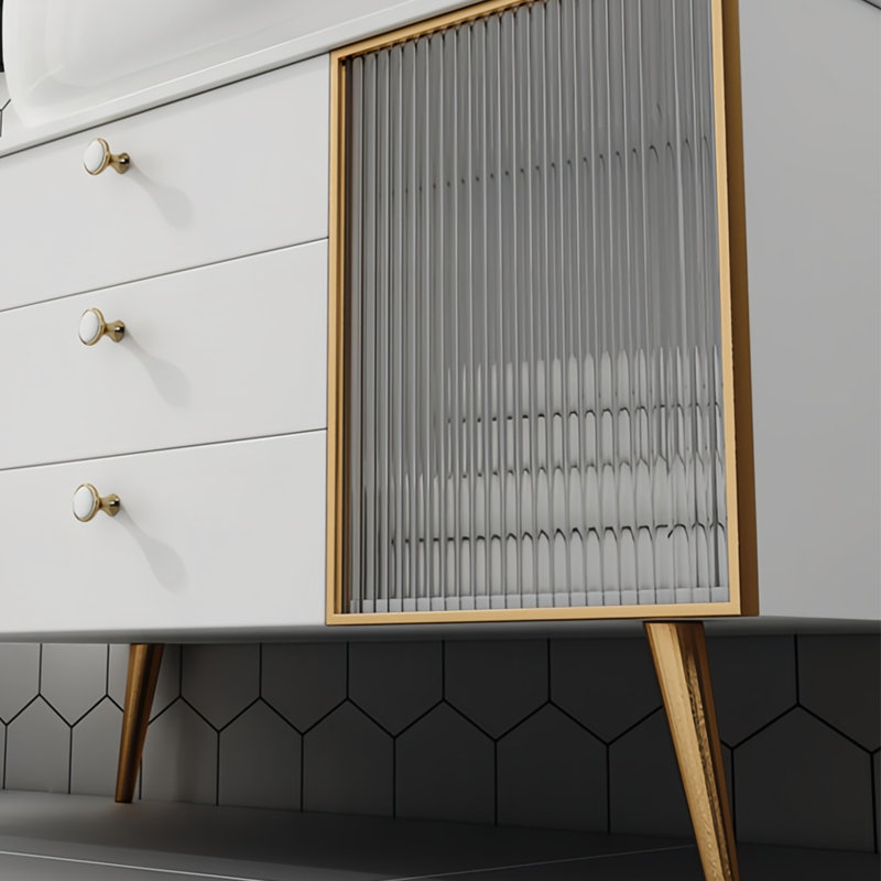 Modern smart mirror cabinet bathroom cabinet, 38.97" H x 51.18" W x 19.68" D