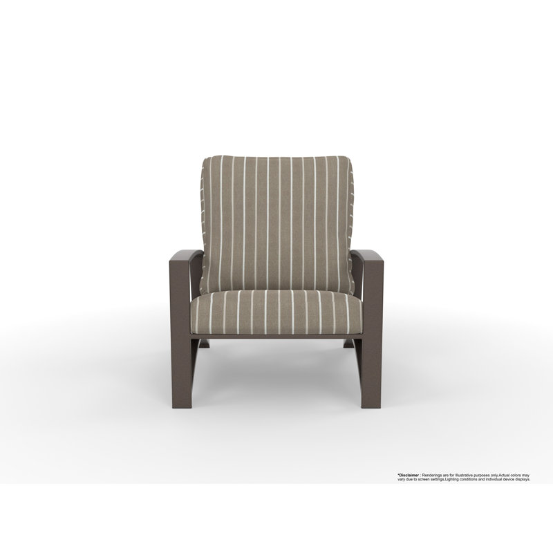 Arc Outdoor Lounge Chair, Sensory Granite, Copper Creek