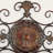 Patil 53" x 18" Brown Metal Rustic Wall Décor
