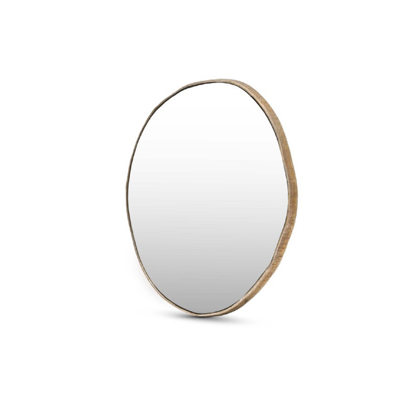 Solid Wood Wall Mirror, 34.5" x 34.5"