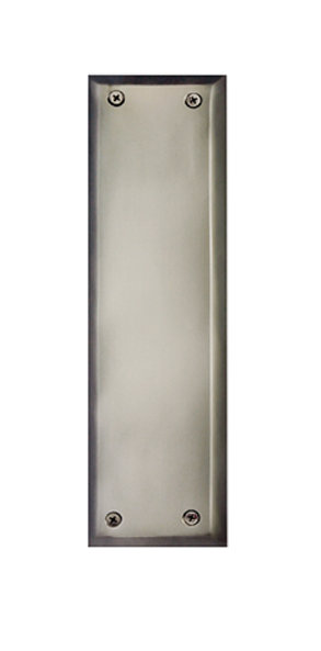 New York Pull/Pull Plate, Antique Pewter