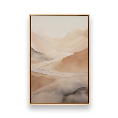 Grey Skies and Copper Peaks Canvas Print