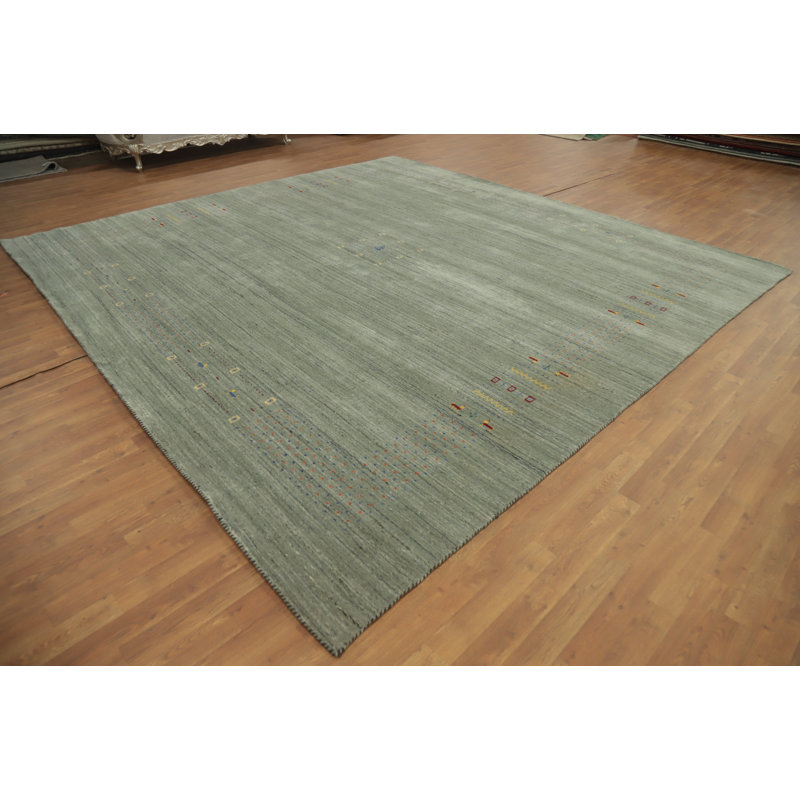 Tapis oriental fait à la main carré 12 x 12
