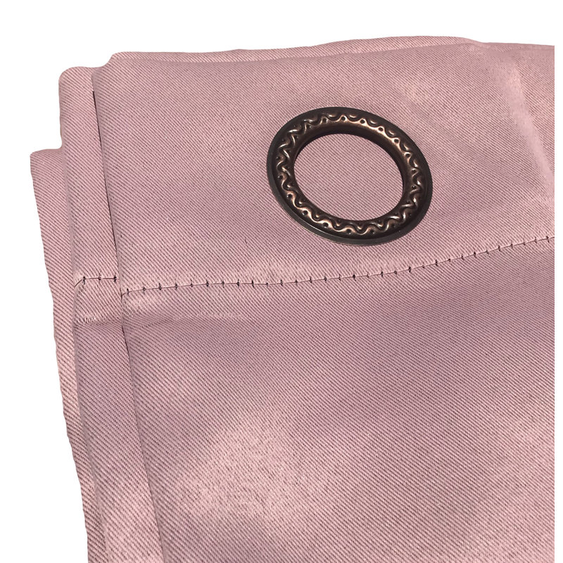 Clinger Blackout Curtains / Drapes Pair, Peach, 55" W x 84" L