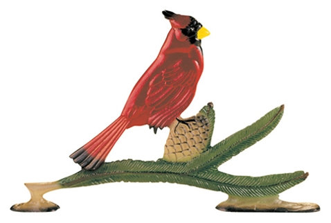 Large Bell w/ Cardinal, Black