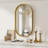 Mordern-Design Oval Deep Framed Waterproof Bathroom Mirror-512465400-512465403