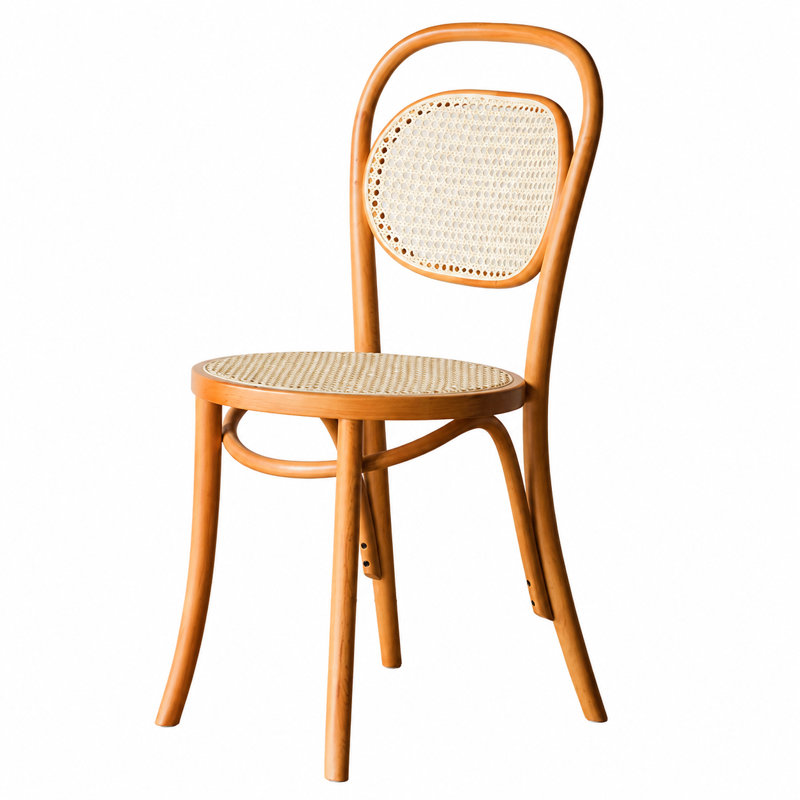 Chaise de salle à manger moderne en bois massif et cerisier pour un style contemporain