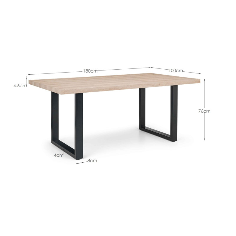 Wynnfield Metal Base Dining Table