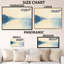 «Calm Lake Reflection II - Blue Landscape», art mural encadré-143671210-143671200