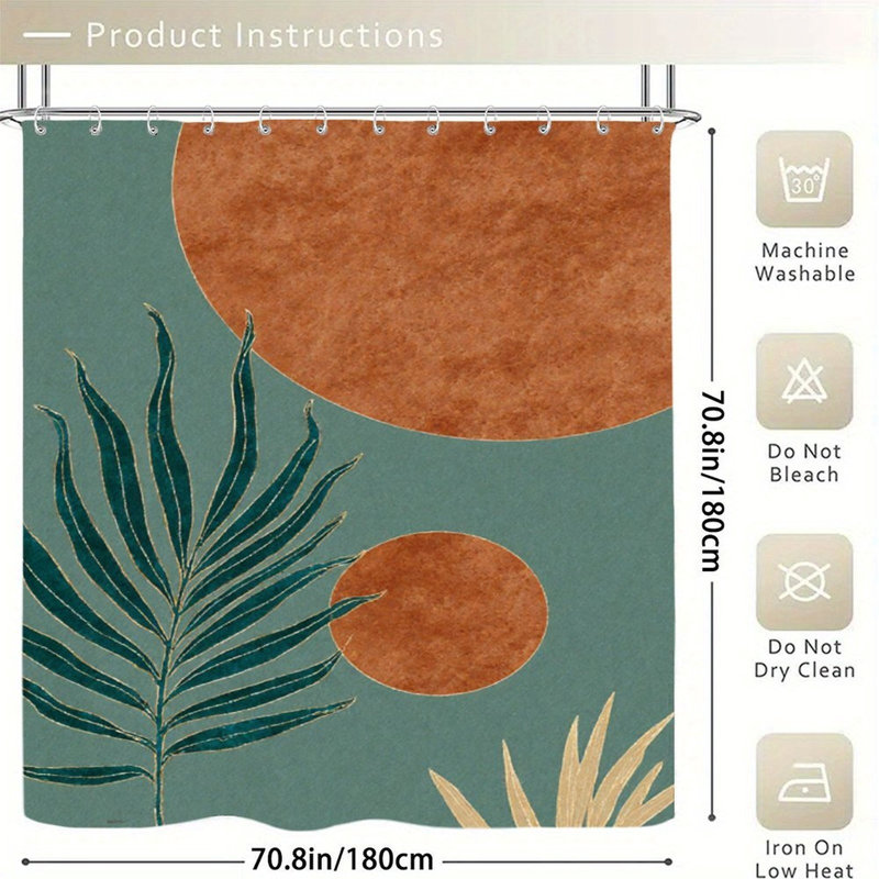 Rideaux de douche Tropical