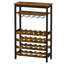 Beverlie Floor Wine Bottle & Glass Rack