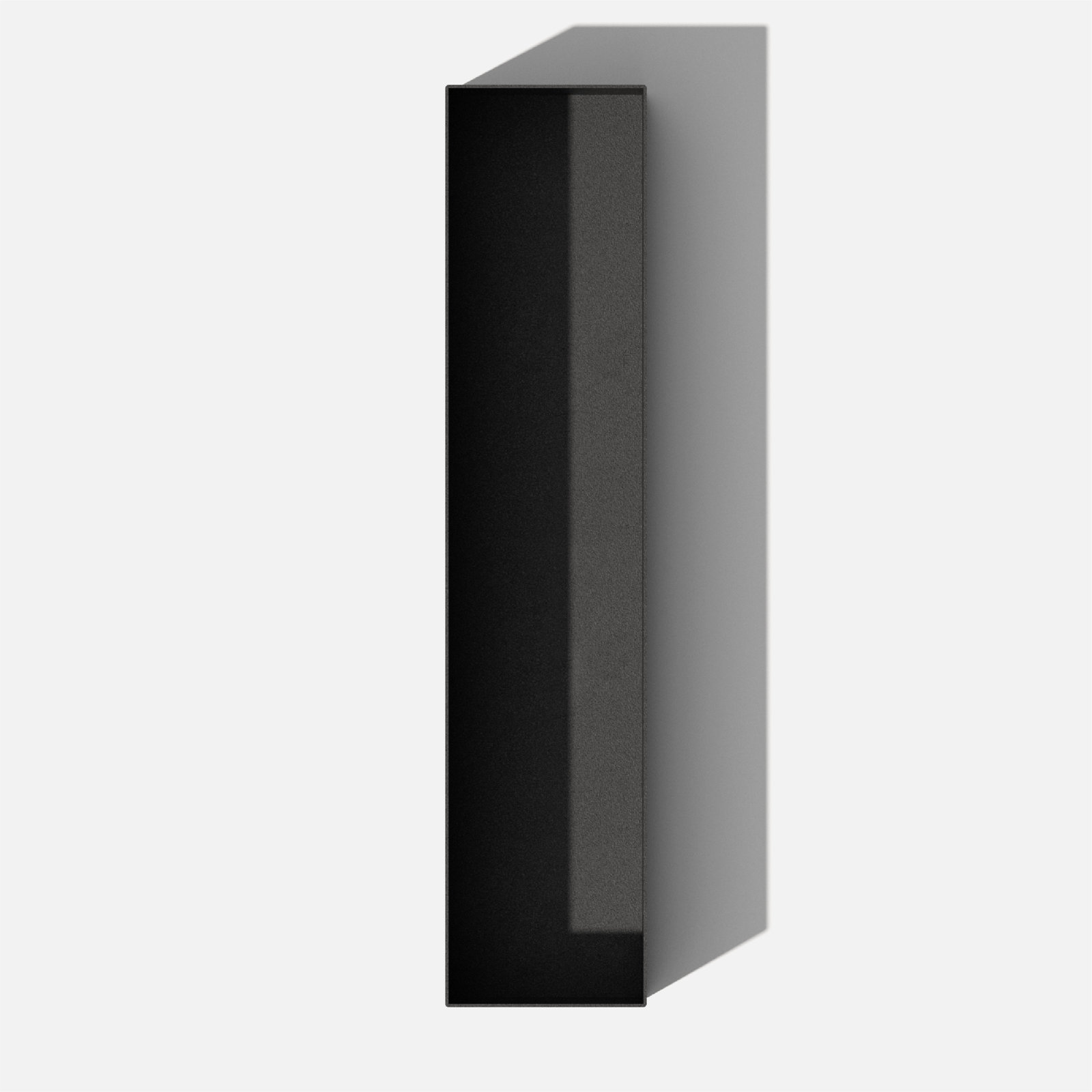 Geo Series Planter Box, Black, 6" H x 32" W x 4" D