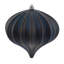 5.7" White Matte Onion Ornament UV, 3 Per Bag-767946584