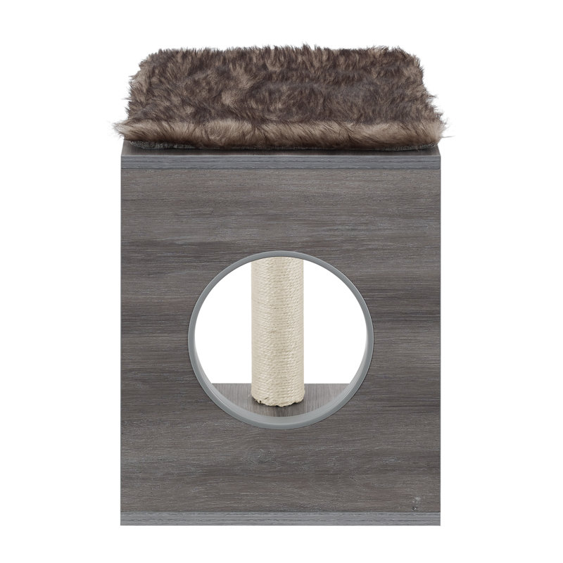 Sheree 17.32 " H Cat Scratching Post, Brown