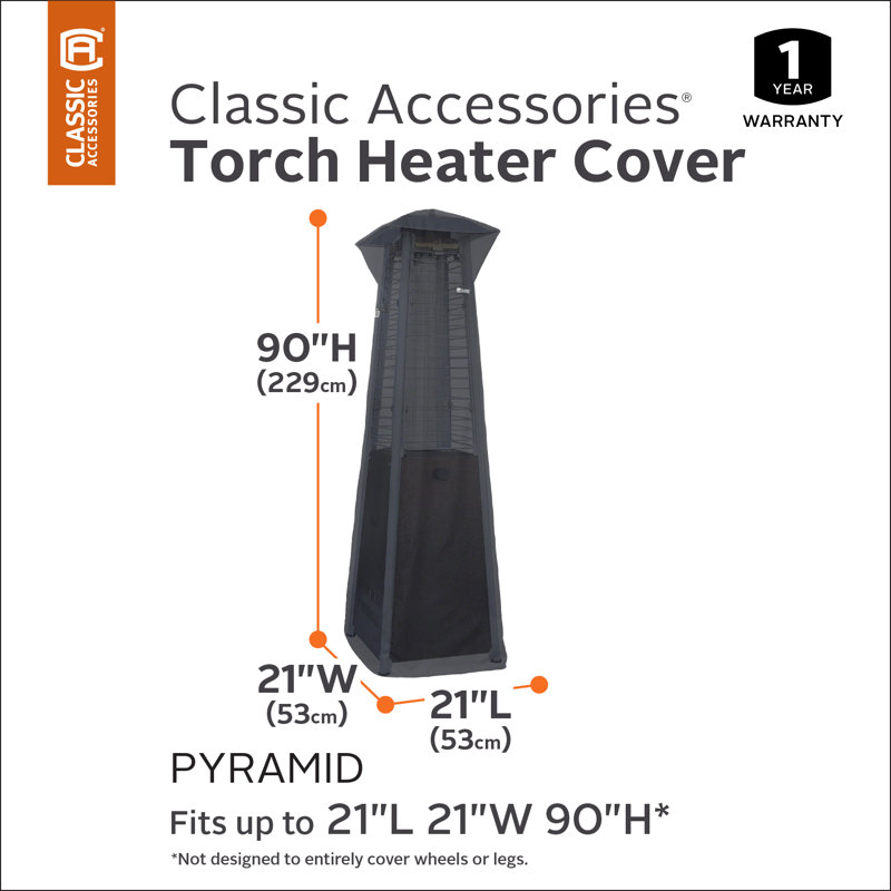 Arlmont & Co. Ayvri 21 in. W x 21 in. D Patio Heater Cover