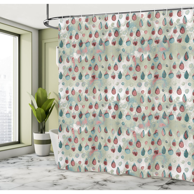 Shower Curtain with Hooks Included, Pale Khaki, 84"H x 69"W