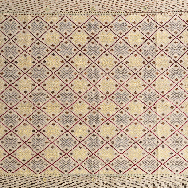 Abstract Indoor Rug, Square 6'