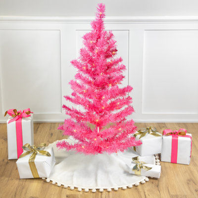 Arbre de Noël pin illuminé 3 pi Tinsel