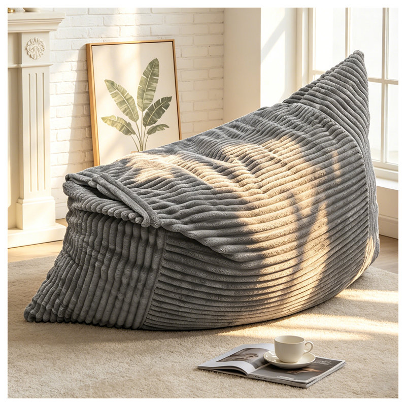 DY-DDY-Qianhui, fauteuil à billes surdimensionné, fauteuil à billes convertible surdimensionné - votre endroit confortable pour la détente et le temps en famille