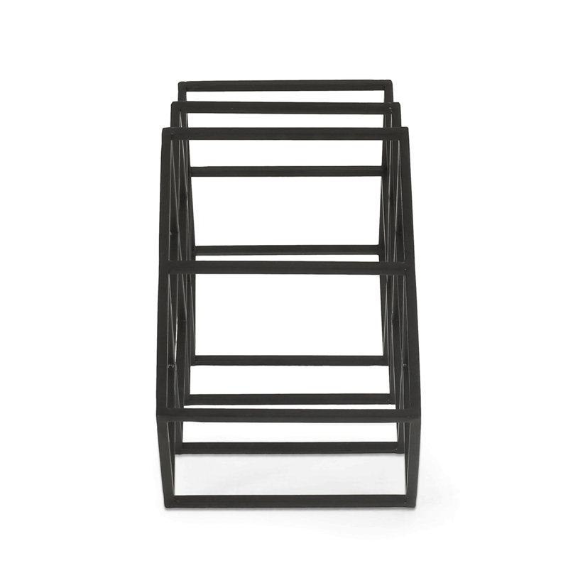 BLACK IRON WINE RACK