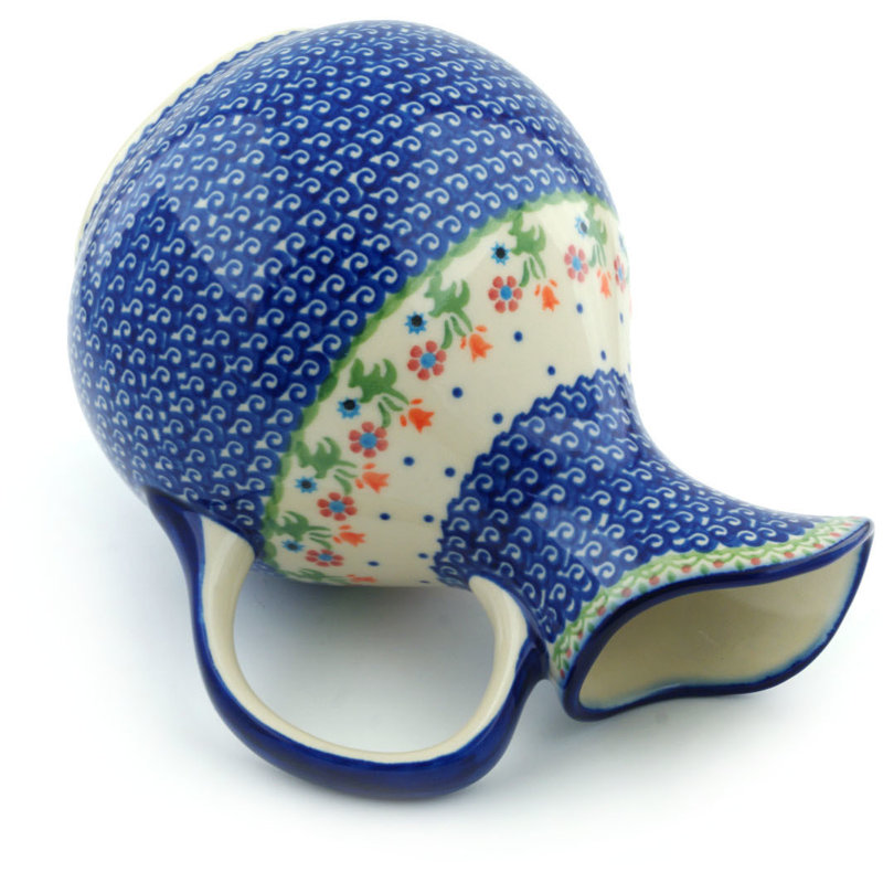 Spring Flowers Pitcher, Blue, 83 oz.