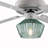 52''W Almedacheatham 4 - Blade Ribbed Glass Ceiling Fan with Remote Control and Light Kit Included-1772439754