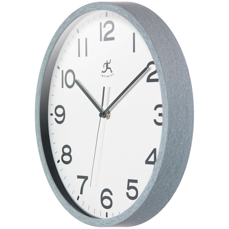 Horloge murale Denim, bleu, 12 po