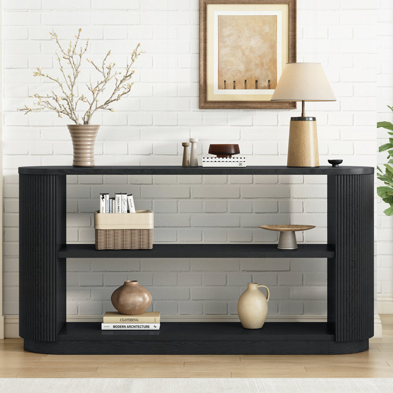Console moderne pour vestibule et salon, Noir