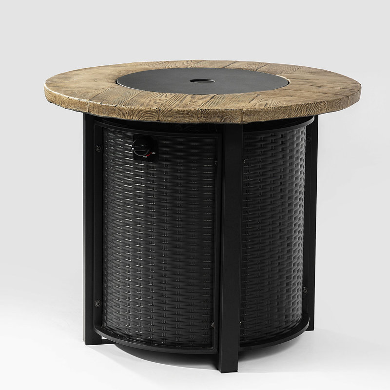 Round Fire Pit Table Propane Fire Table
