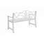 Banc de jardin extérieur
