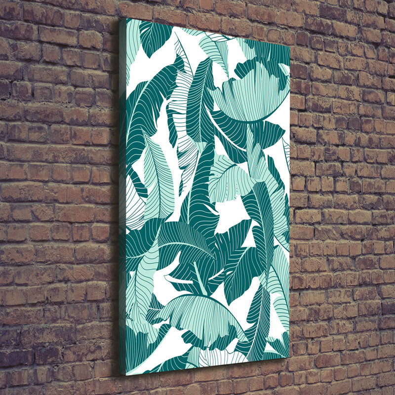 Tropical Leaves - Wrapped Canvas Print