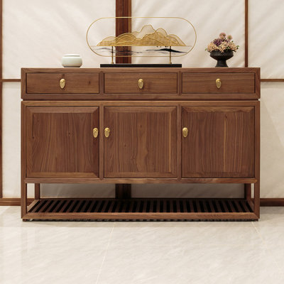 Buffet rétro de style chinois minimaliste