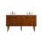 60'' Double Bathroom Vanity with Engineered Marble Top-1434551448
