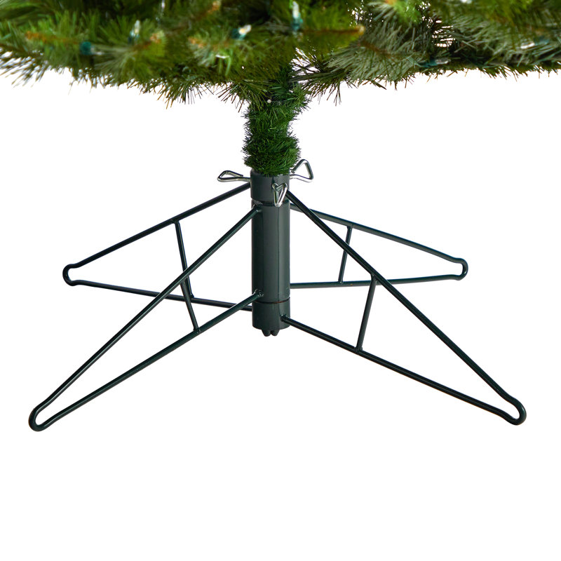 Lighted Artificial Christmas Tree, 9' H