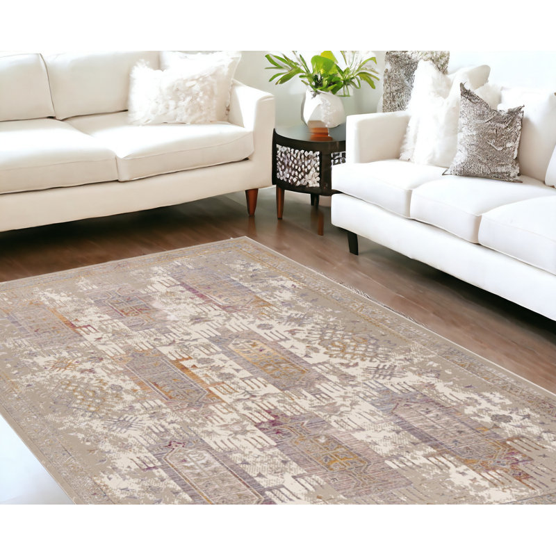 Tapis rectangulaire Chyou 9 pi 2 po x 12 pi 3 po