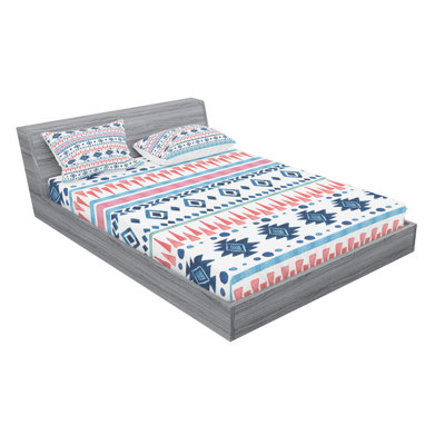Microfiber Ikat Sheet Set