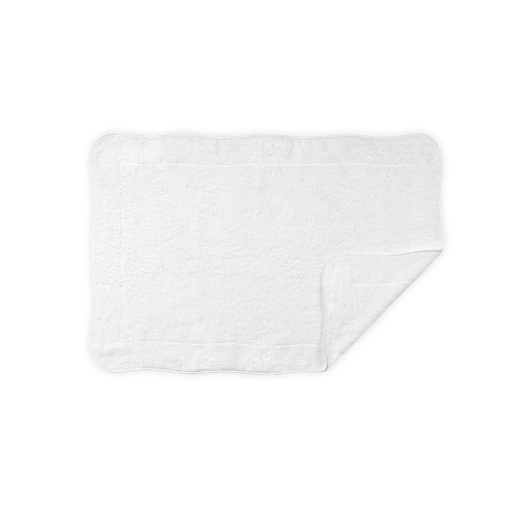 Matouk Cairo Wave Bath Towels (White/White)