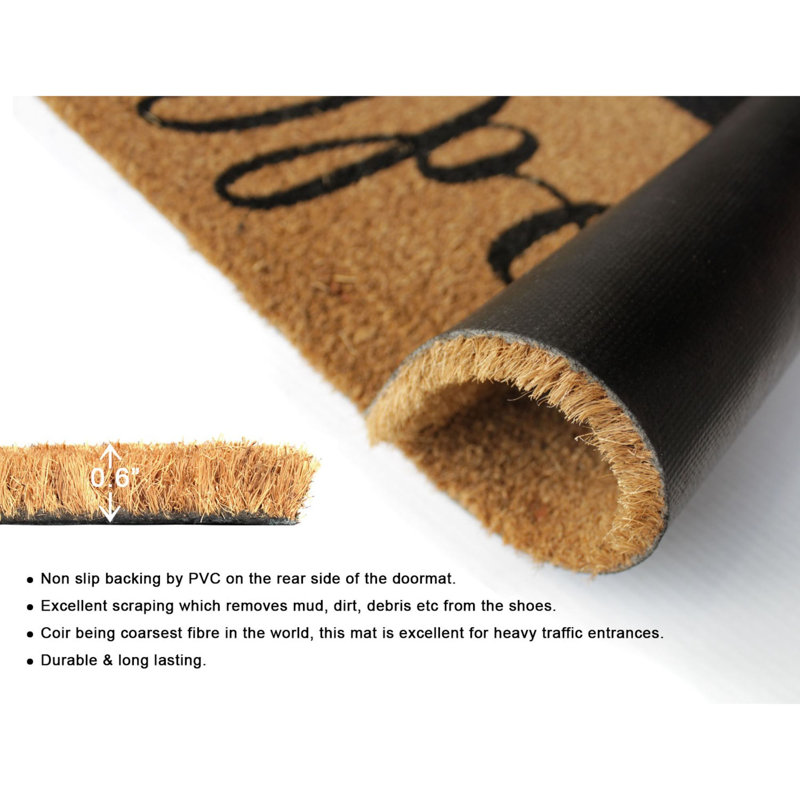 Tapis antidérapant 30 po x 18 po pour l'intérieur et l'extérieur
