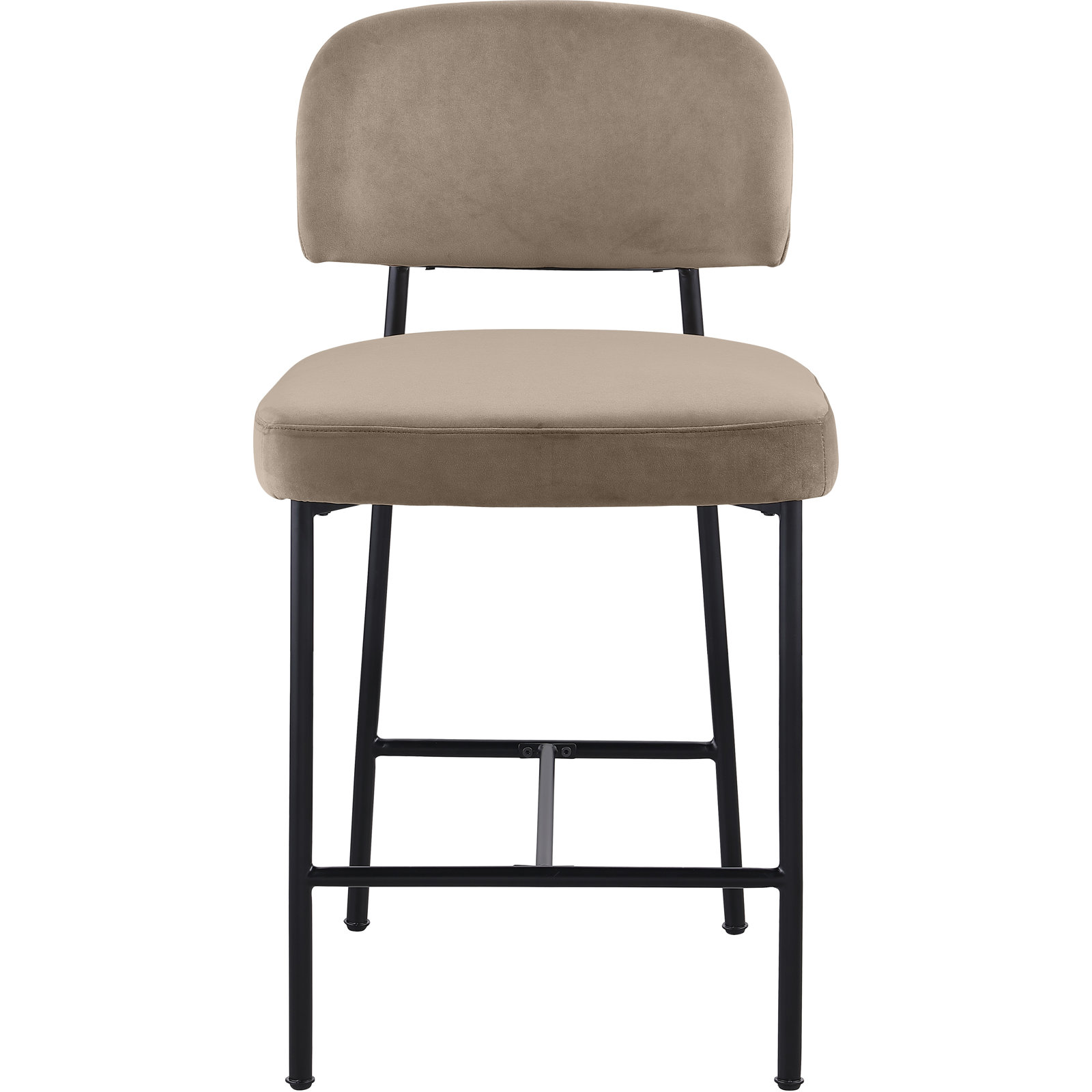 27" Bar Stool, Taupe Performance Fabric