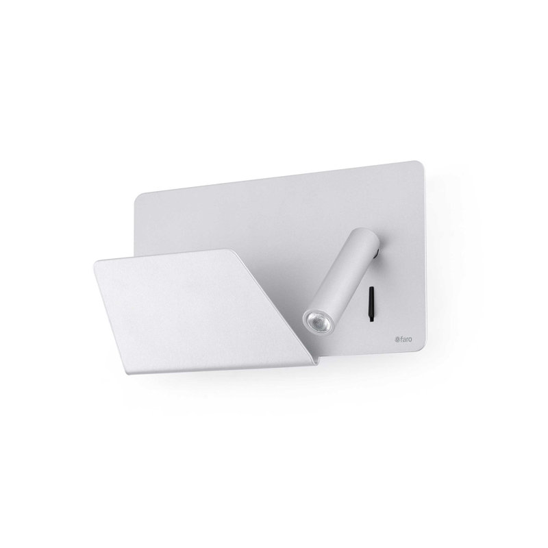 Gunn LED Spotlight, Silver Grey