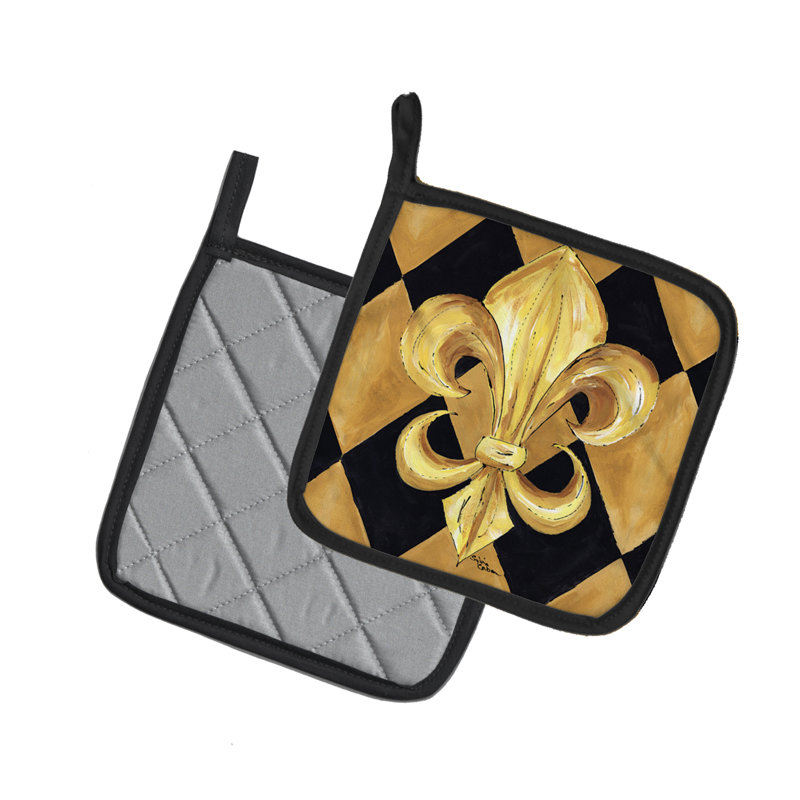 Caroline's Treasures Geometric Potholder Set