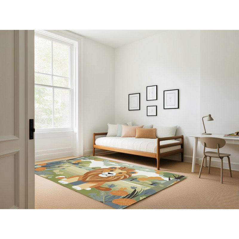 Tapis pour enfants East Urban Home, Rectangulaire 8 pi x 10 pi