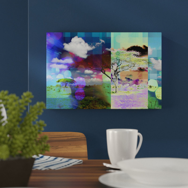 1 Piece Wrapped Canvas Wall Art, 61cm H x 91cm W
