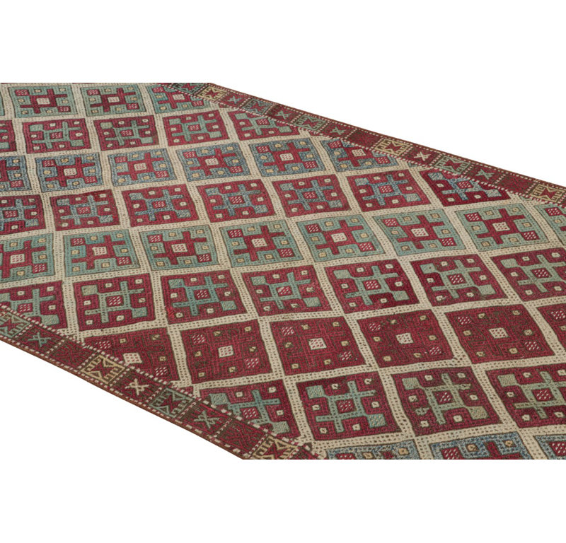 One-of-a-Kind 3'5" X 10'5" Flatweave Area Rug