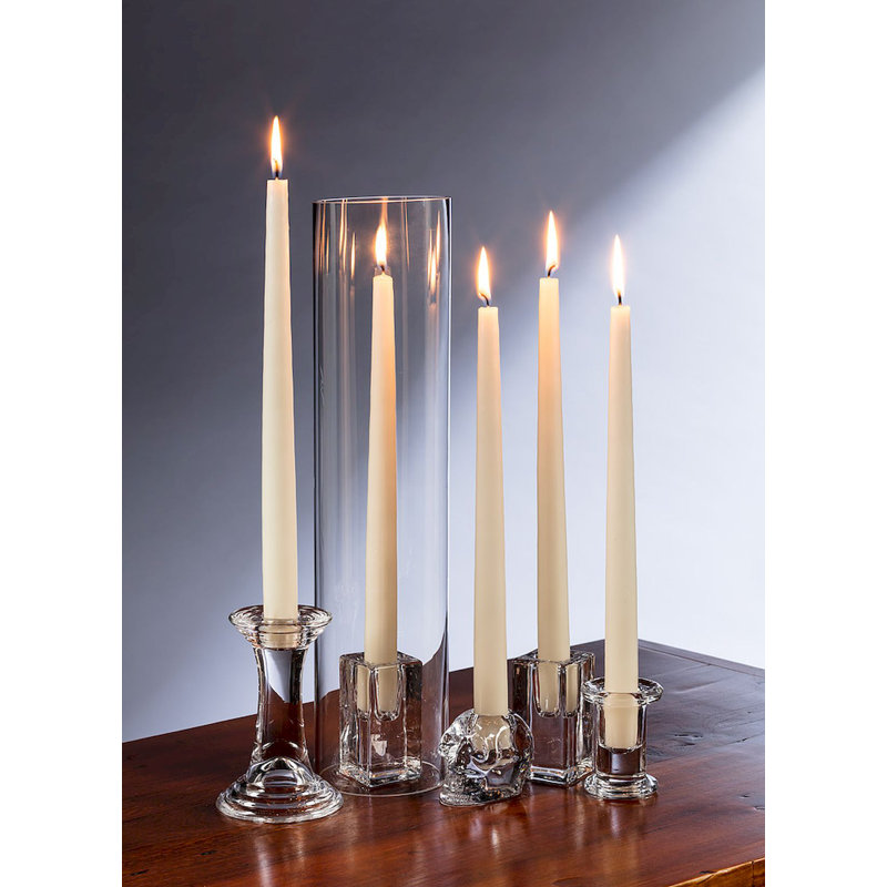 3'' H Glass Tabletop Candlestick