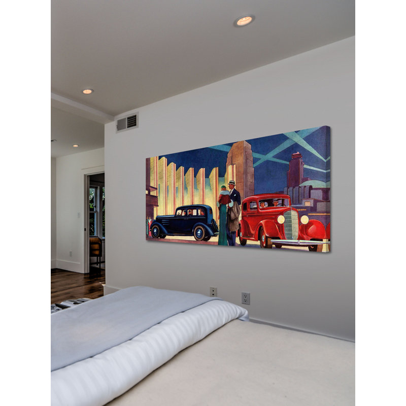 The Big Night - Wrapped Canvas Print, 46cm H x 91cm W