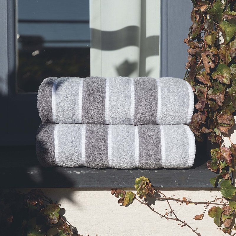 Neutral Fingertip Towel, Navy, Hand Towel