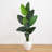 Traveler's Palm Artificial Tree in White Planter