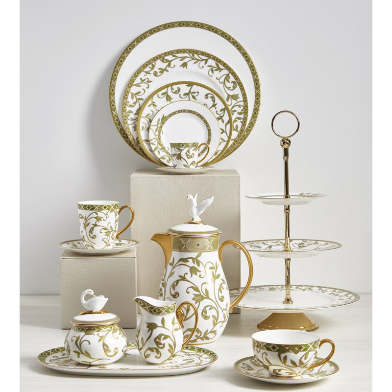 Tea Cup and Saucer with Lid