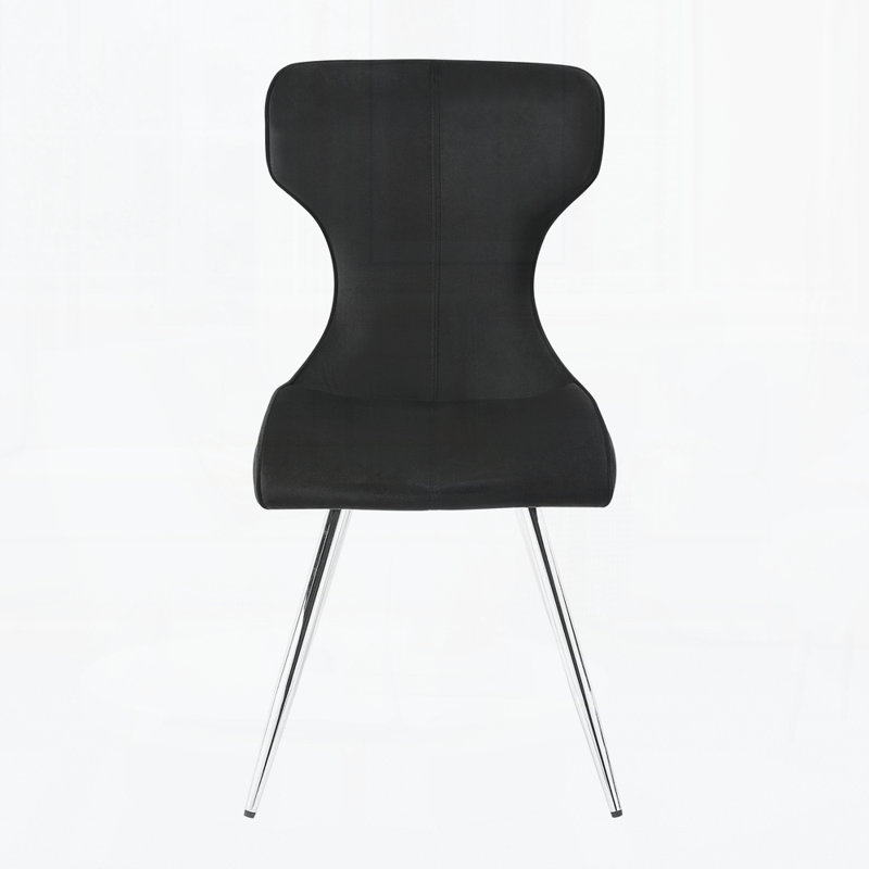 Ensemble de 2 chaises d'appoint Modern Velvet